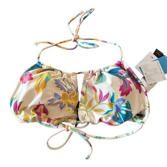 O'Neill Villa Floral Ventura Bikini Top - Size Large NWT - Picture 3 of 11